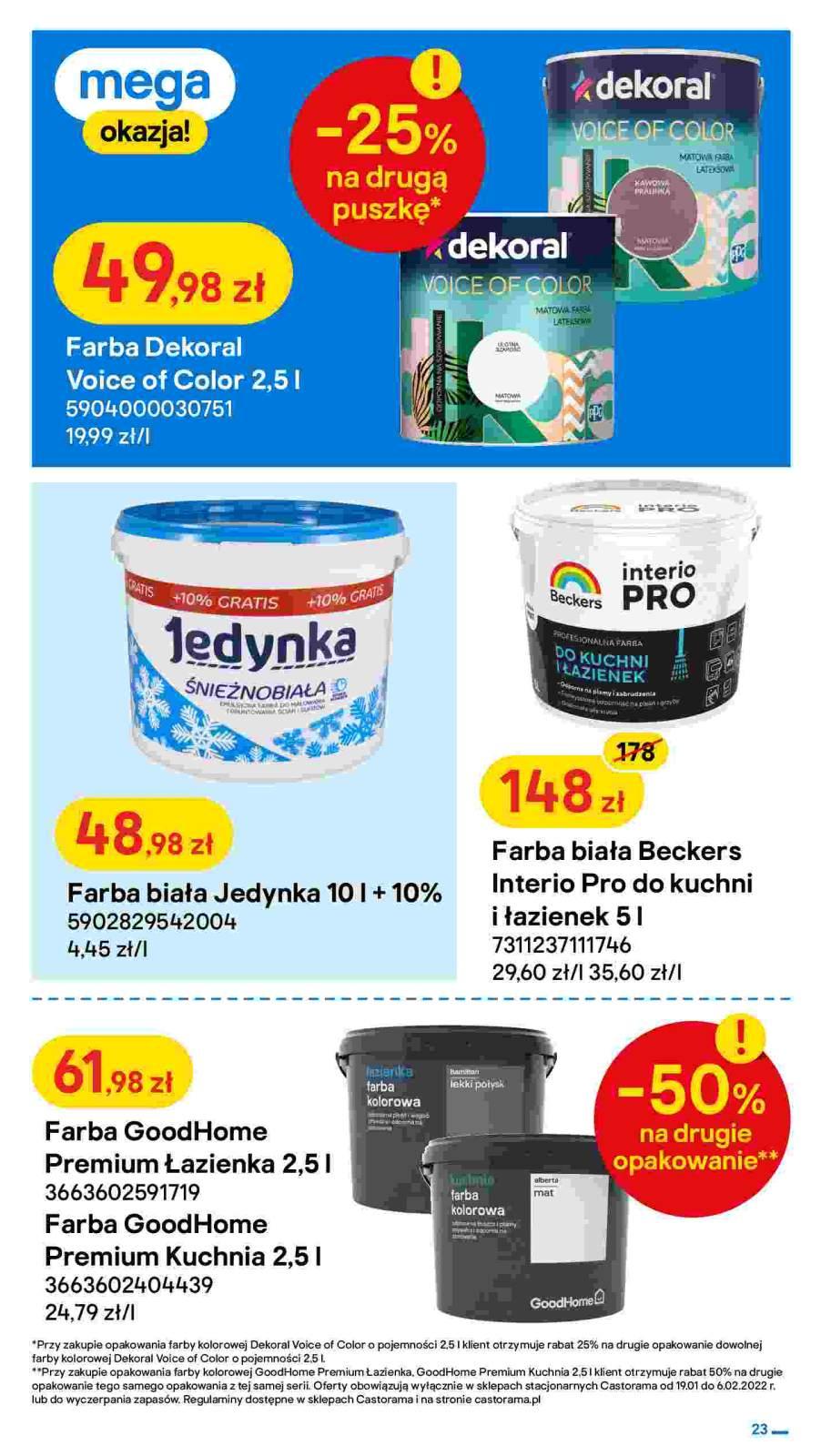 Gazetka promocyjna Castorama str. 23